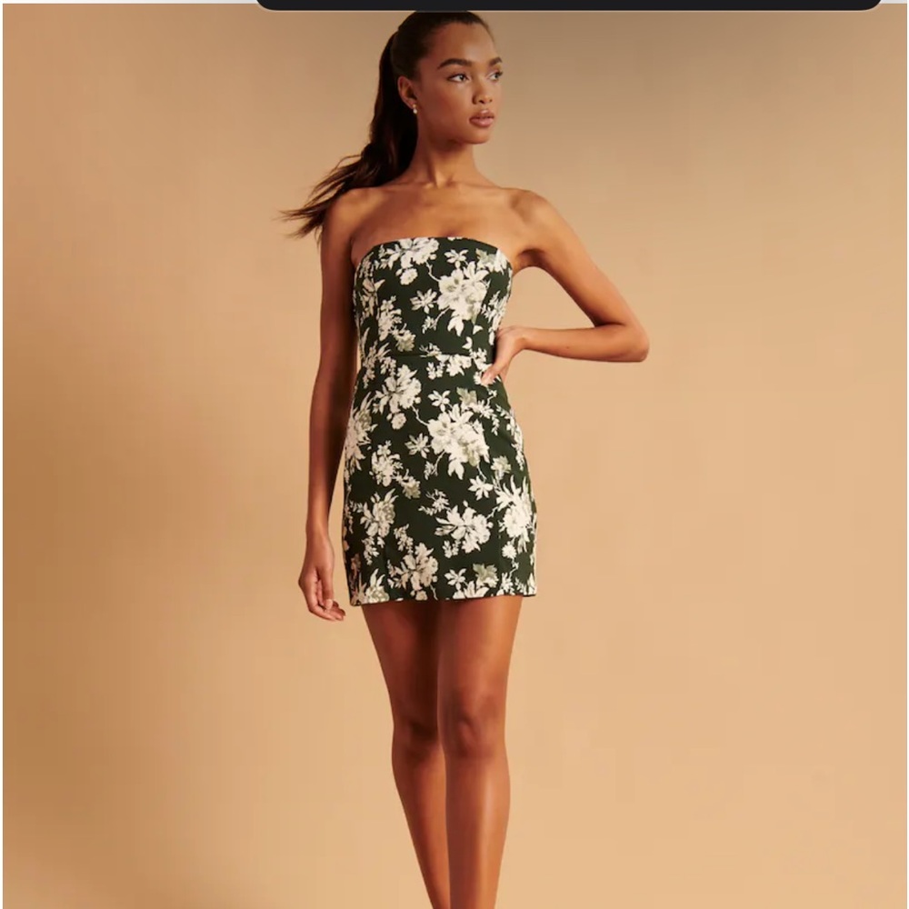 Strapless Mini Dress - Picture 2 of 9